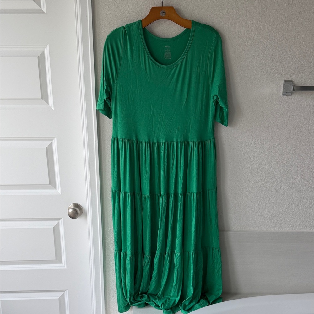 Kyte BABY Vibrant Green Maxi Dress